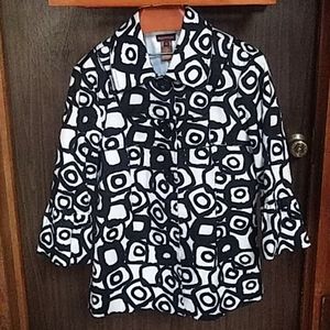 Black & white jacket/blazer by Multiples